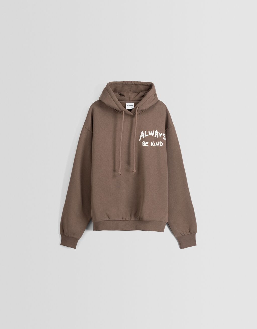 Moletom com capuz estampado
