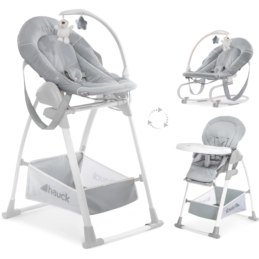 hauck Hochstuhl Sit'n Relax 3 in 1 Stretch Grey