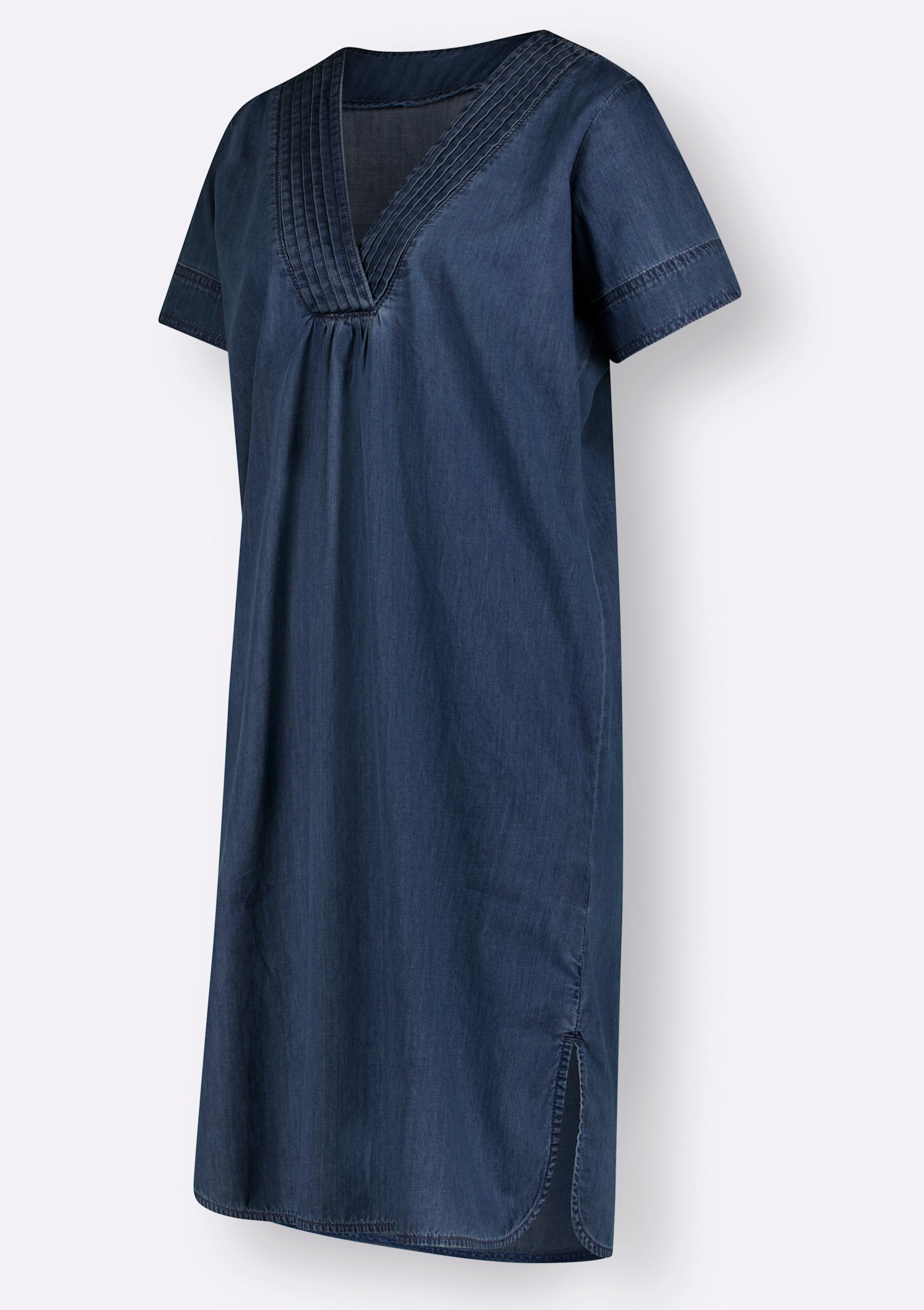 Jeanskleid in blue-stone-washed