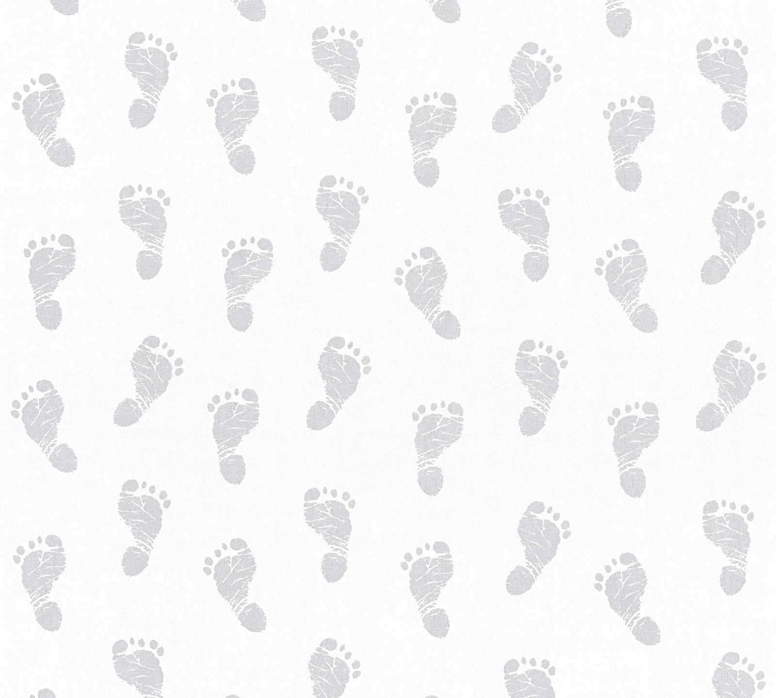 Vliestapete LITTLE STARS - silber-weiß - 10 Meter