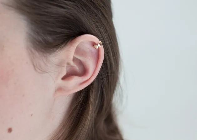 Earcuff Paillettes en argent sterling 925 Saskia Diez