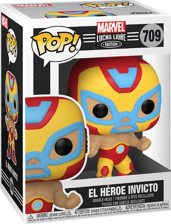 Funko Pop! Vinyl Marvel Lucha Libre El Héroe Invicto Iron Man-figur