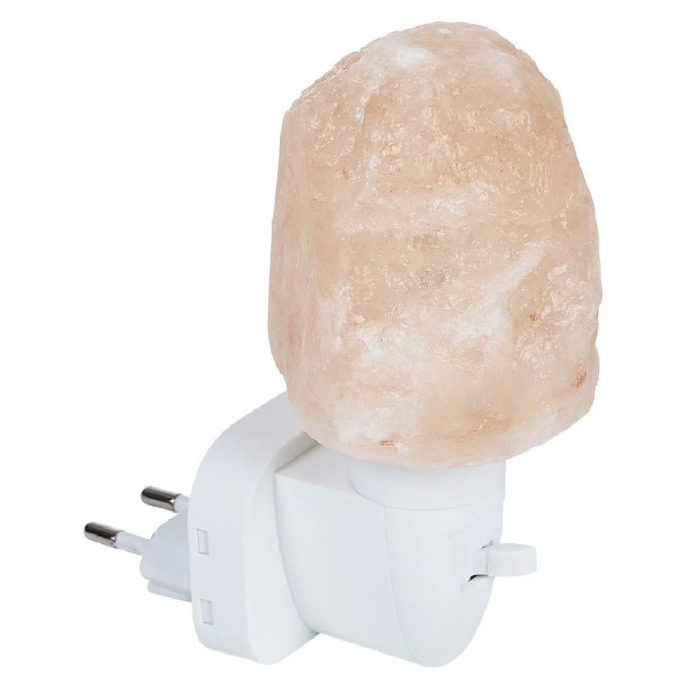 Lampe pierre de sel rose