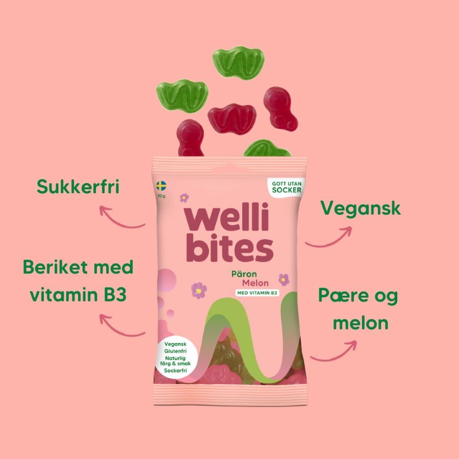 Wellibites Pære & Melon