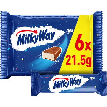 Milky Way Twin luchtige chocolade repen 6-pack