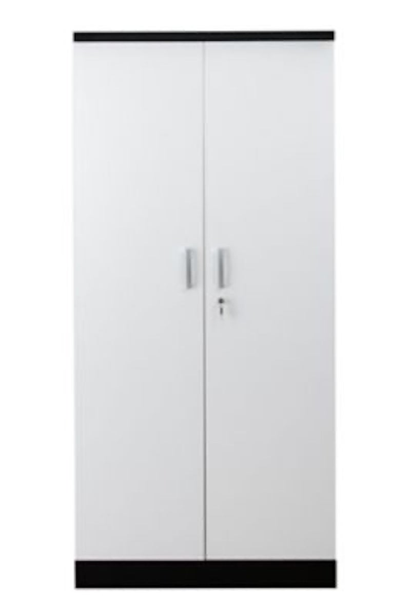 PROREGAL Beetle archiefkast met 4 legplanken, afmetingen (H x B x D): 195 x 92 x 42 cm, zwart-wit