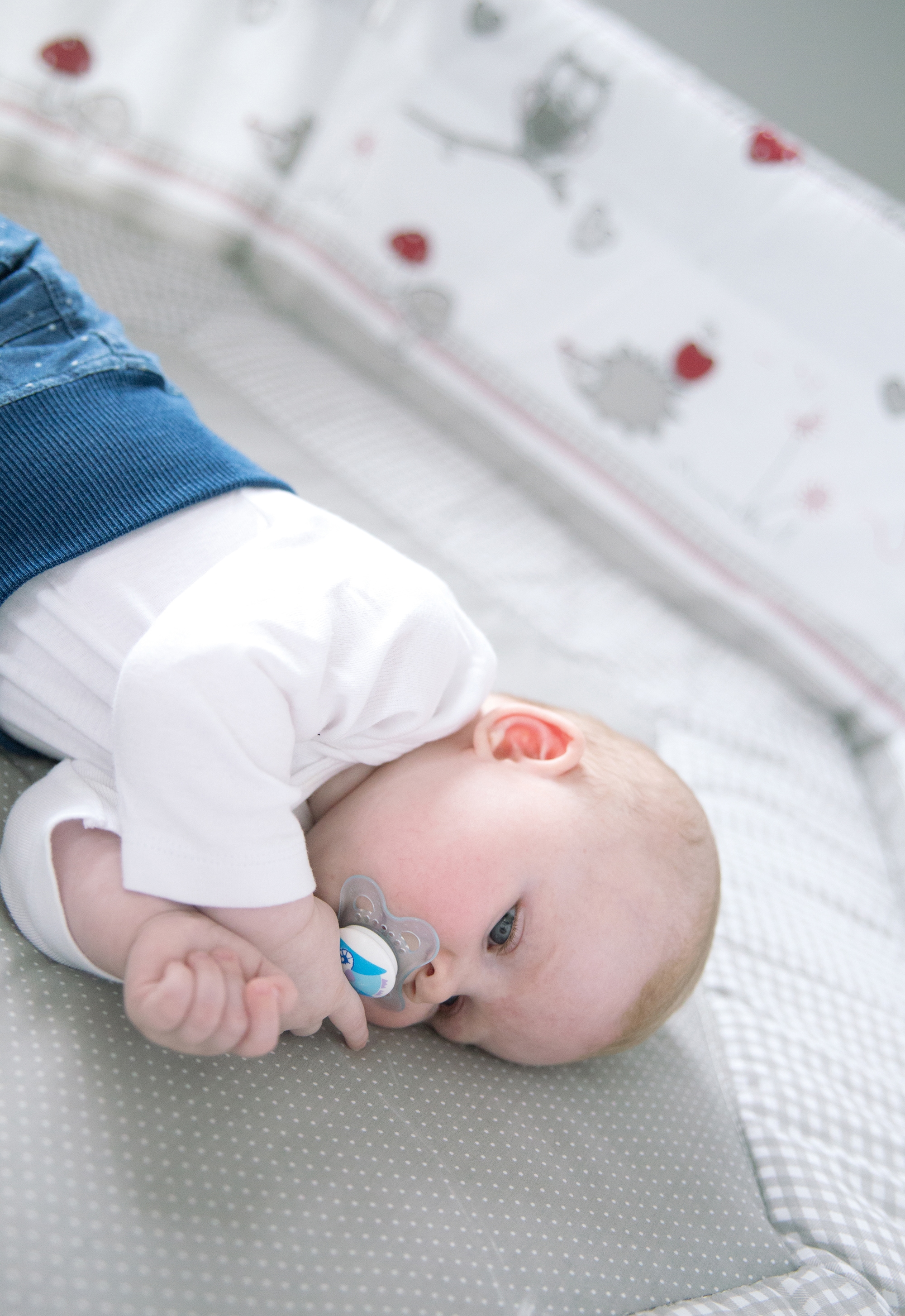 roba® Laufgitter »Cosiplay Adam & Eule, natur, 6-eckig« bis 15 kg mit Stoffeinlage und Nestchen