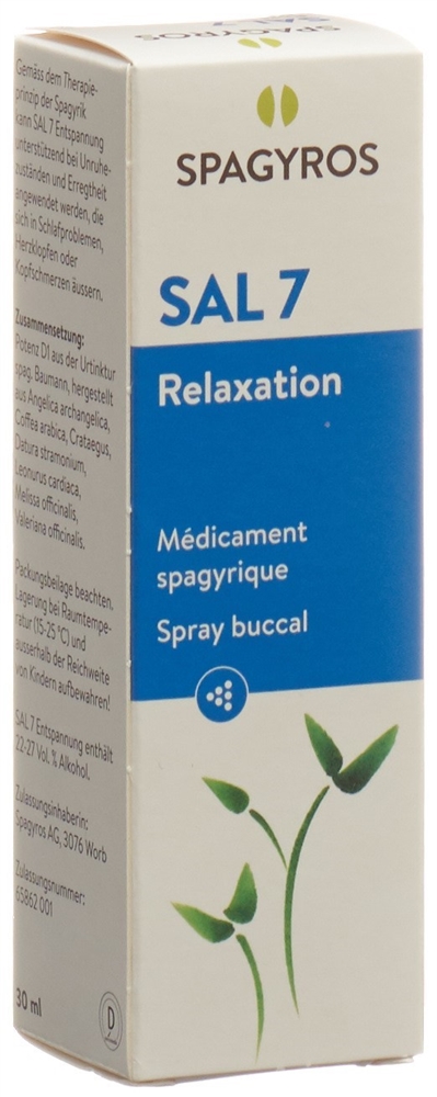 Spagyros SAL 7 Entspannung Mundspray<br>30 ml, Flasche, Spray zur Anwendung in der Mundhöhle, Lösung