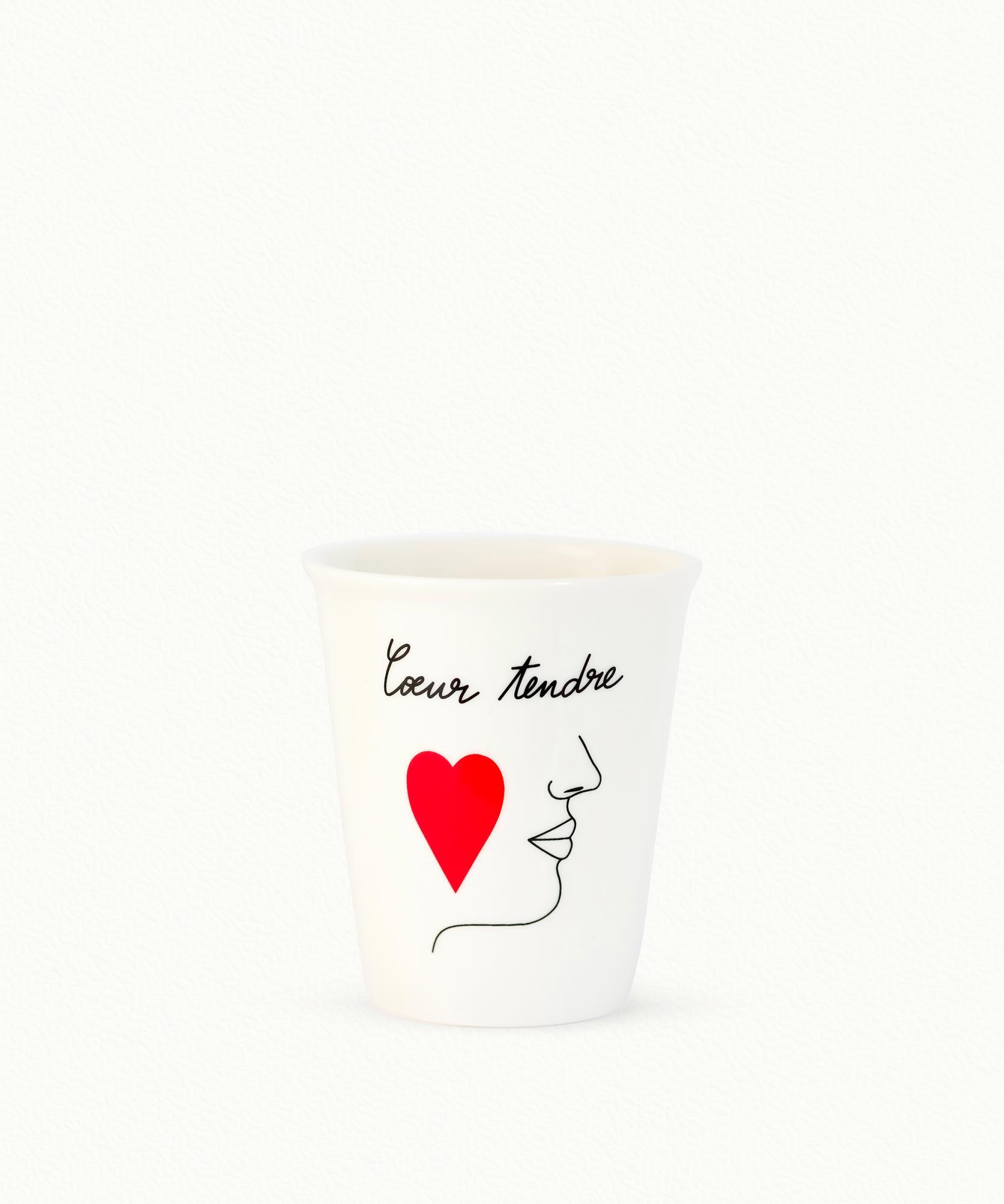 Tasse  8,6 x 7,5 cm - Coeur tendre