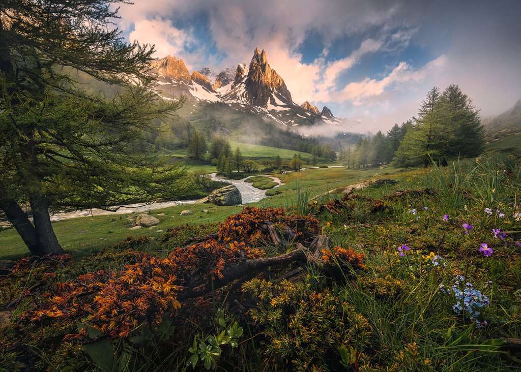 Ravensburger Spiel Malerische Stimmung im Vallée de la Clarée, Französische Alpen