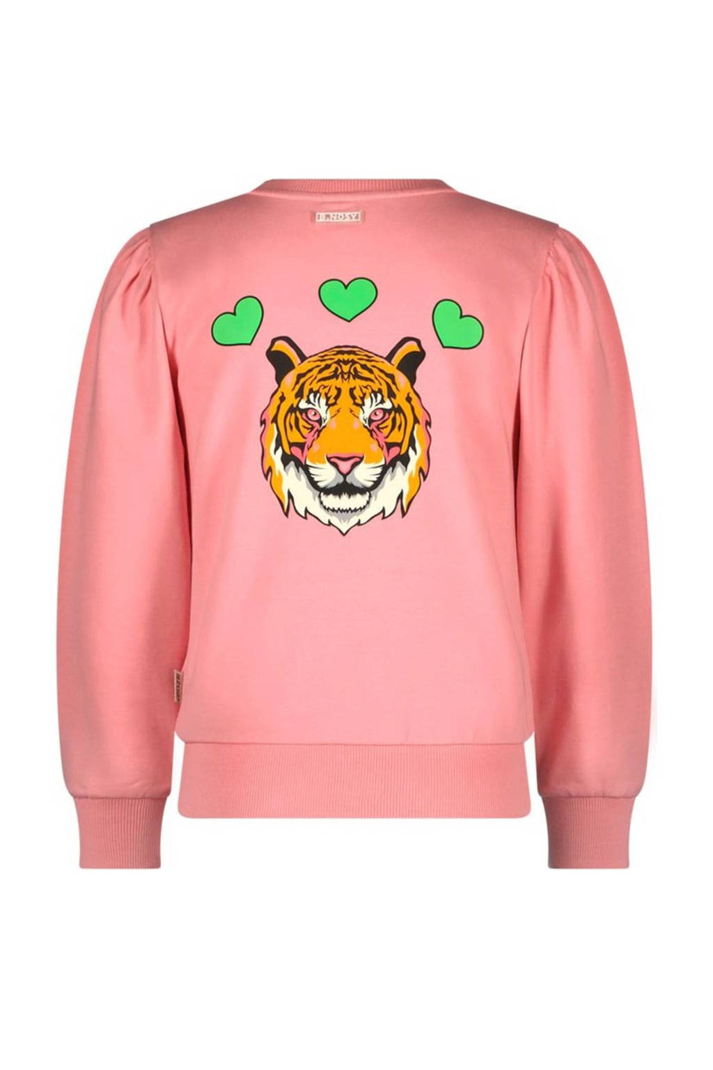 B.Nosy sweater Saly met backprint roze