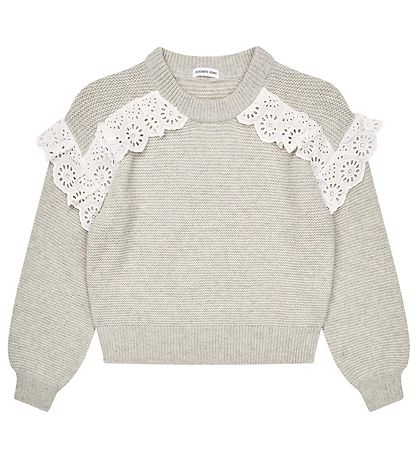 Designers Remix Bluse - Wolle - Strick - Carmen - Haferflocken