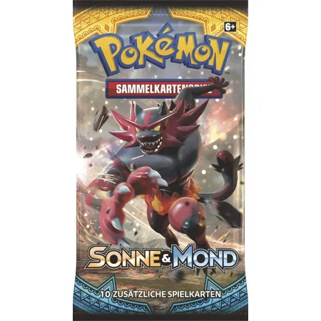 Pokemon Sonne & Mond 01 Booster Fix 36, sortiert