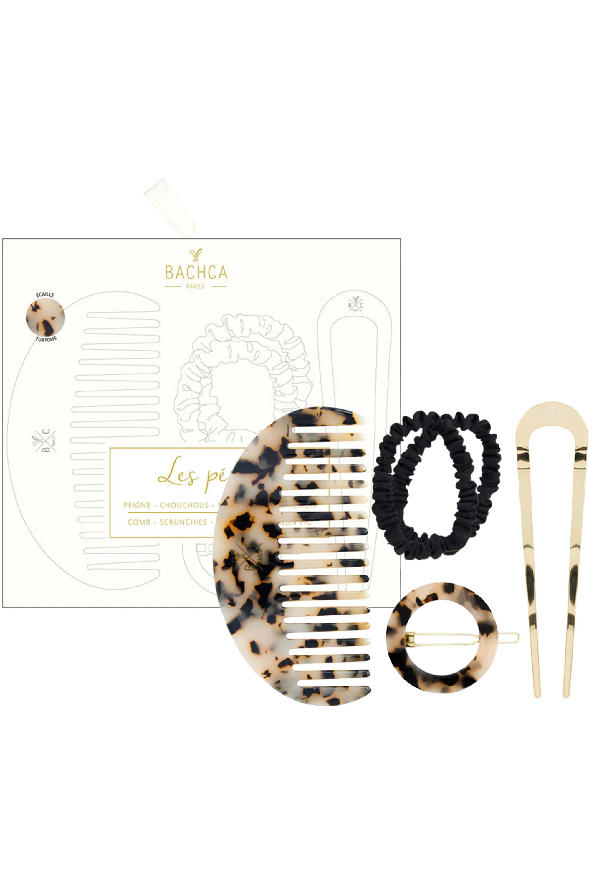 Bachca Coffret les indispensables cheveux Pépites Ecaille-91 g
