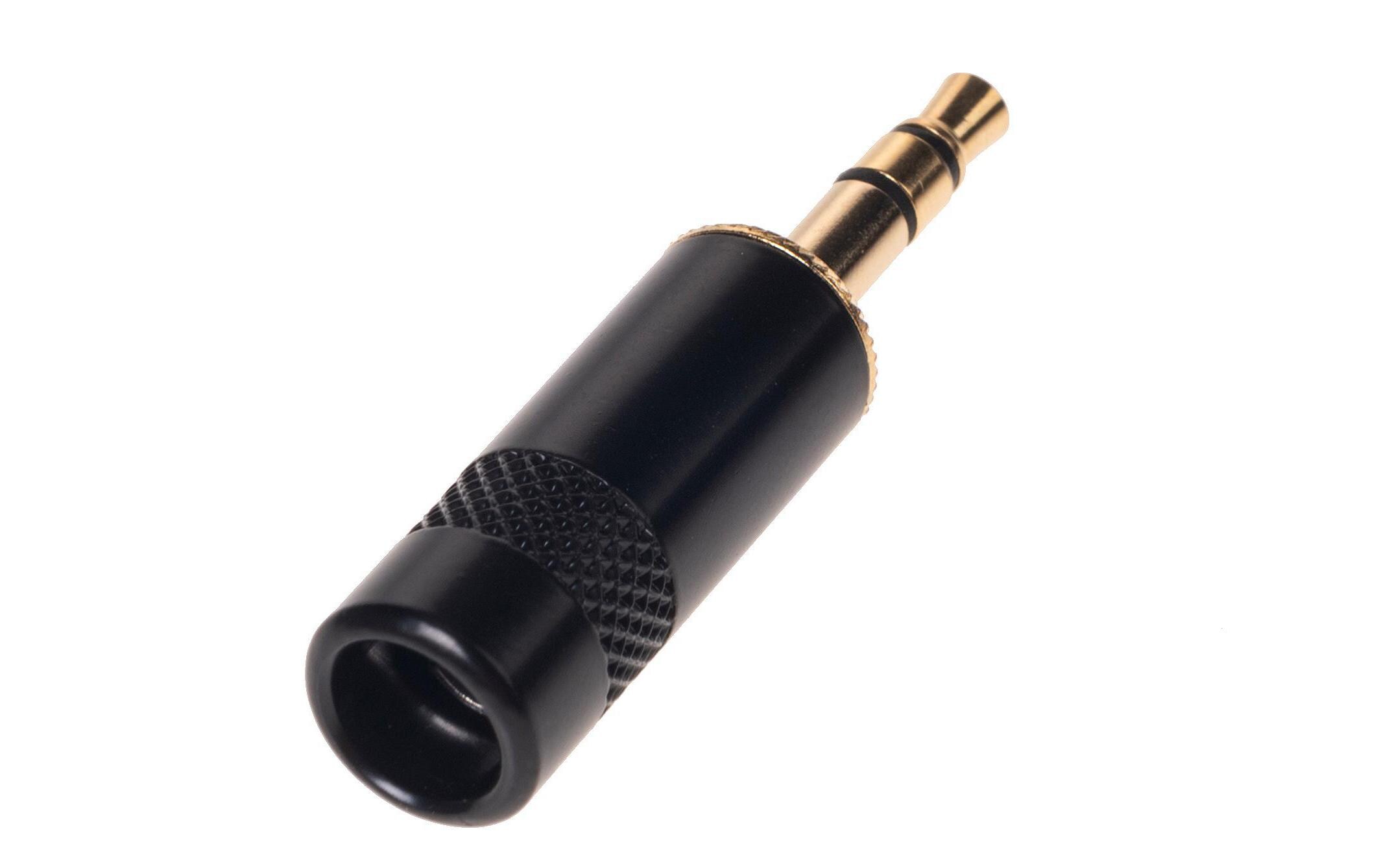 Stecker BC3001BK-M 3.5 mm Stereo Klinkenstecker schwarzHochwertiger und robuster Bemero XLR-Stecker
