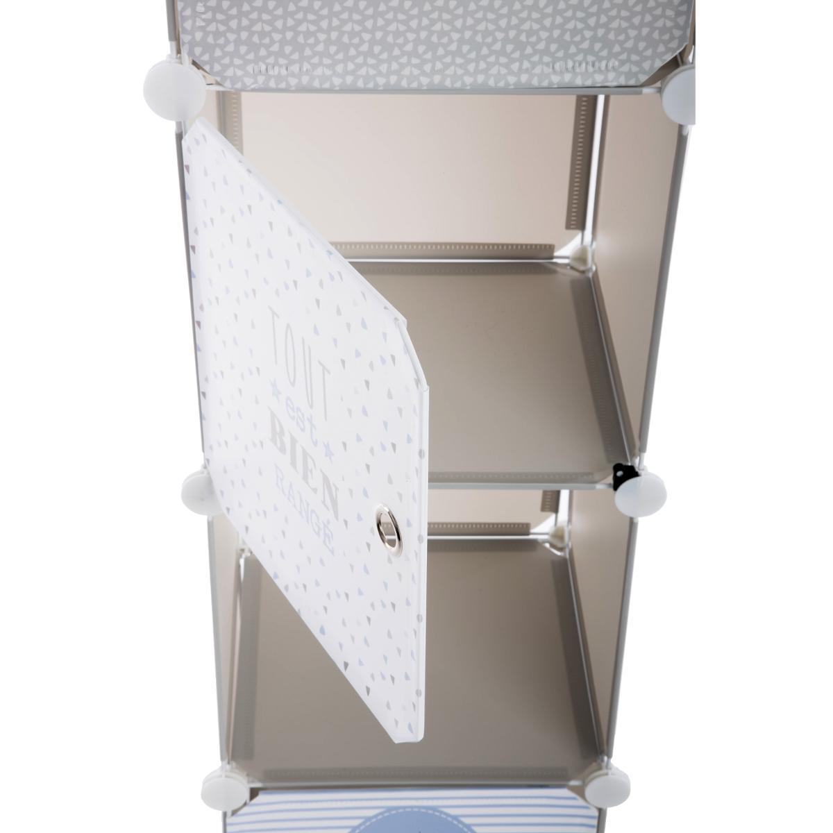 RANGEMENT COLONNE GRIS