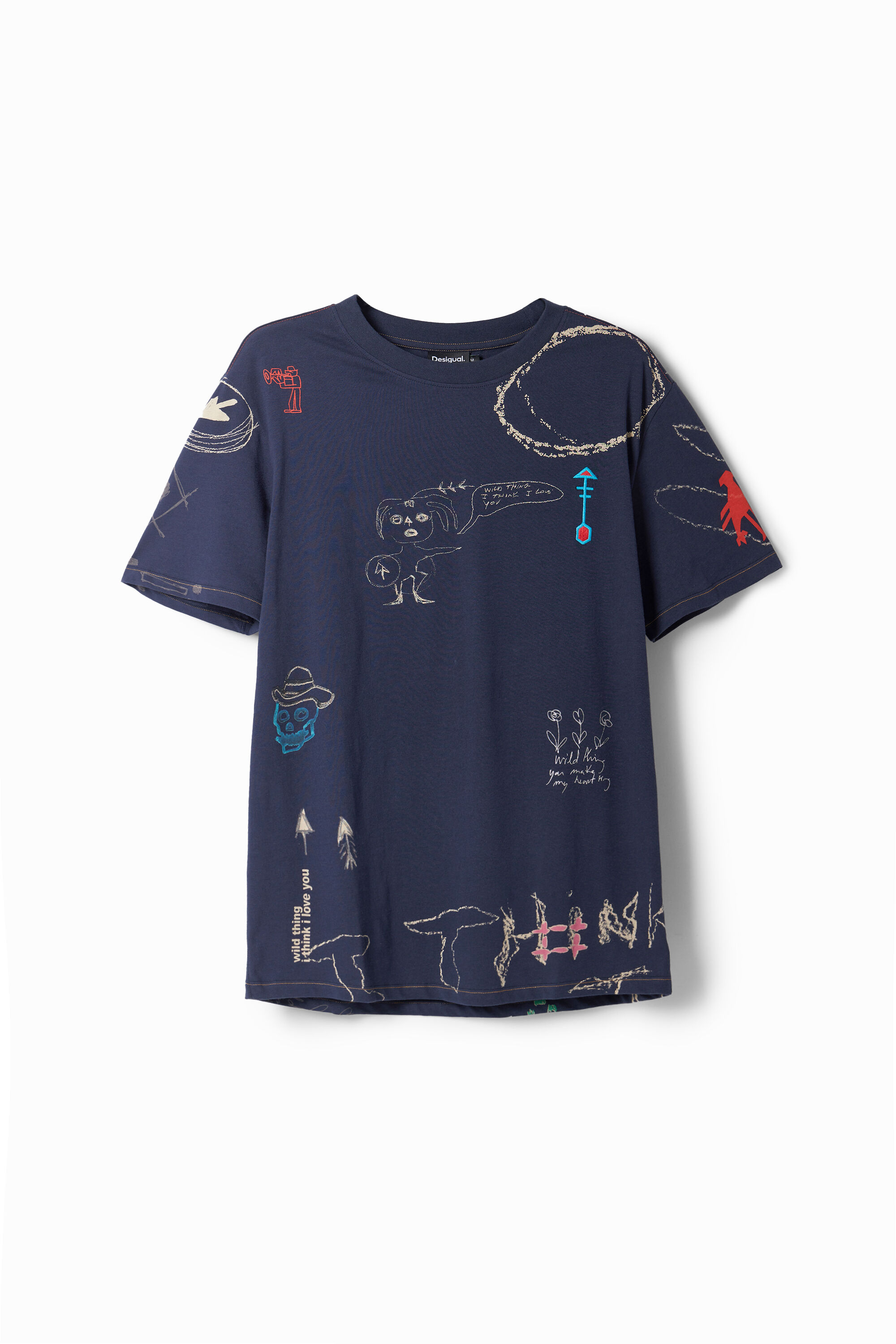 Ilustrações de setas em camisetas