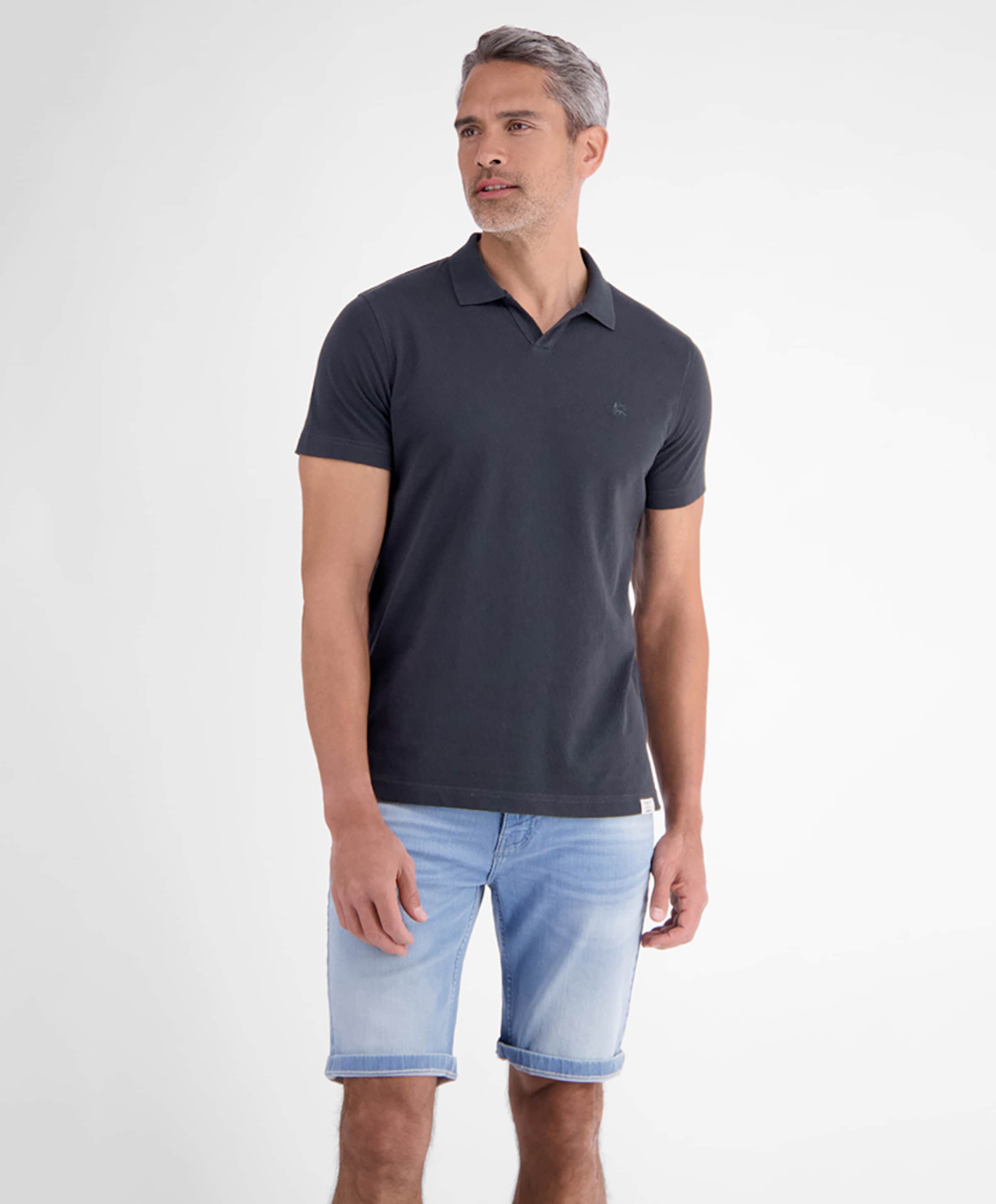 Lerros Heren polo blauw