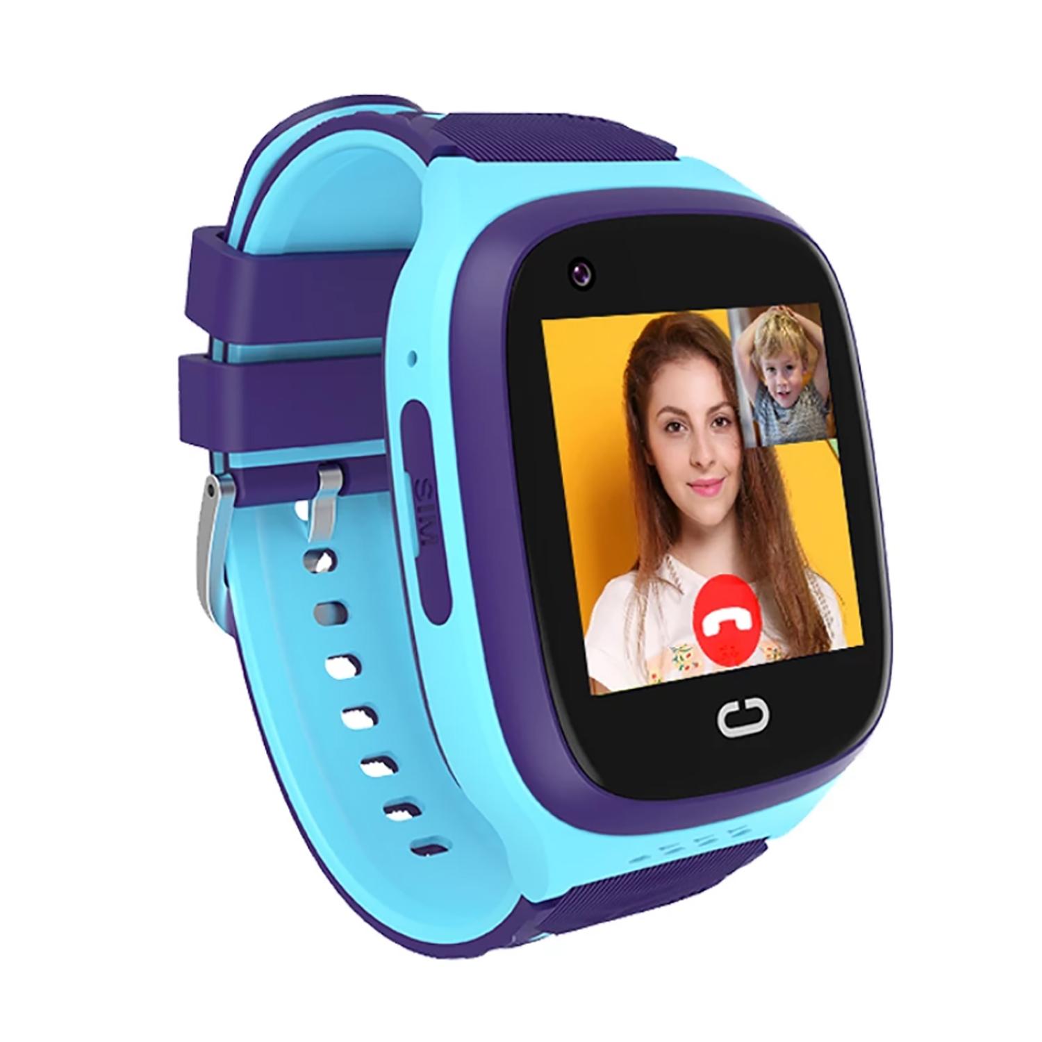 TPFNet Smart Watch für Kinder - IP67 - Silikon Armband - Android & IOS - Rosa
