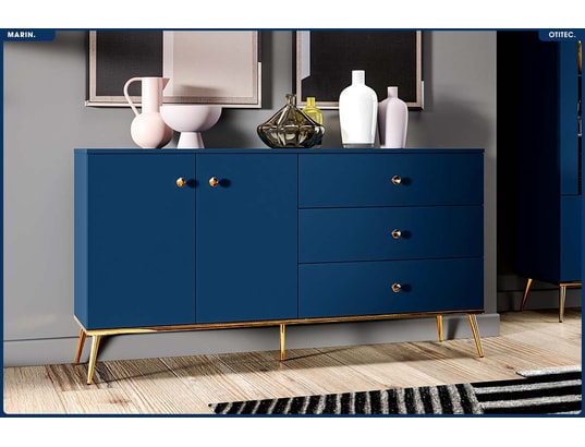 OTITEC - Commode - h.85 x l.160 x p.40 cm - marin