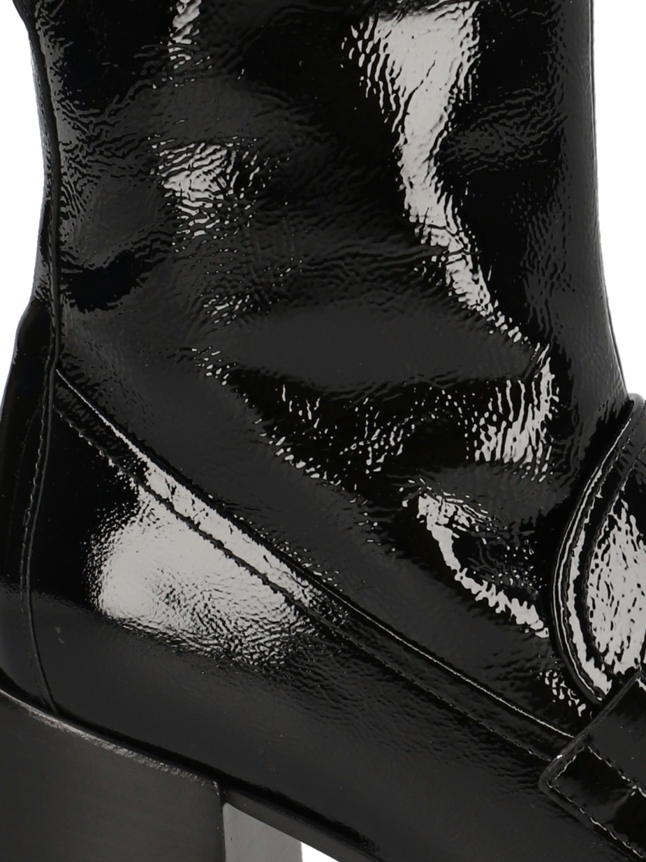 Lackleder Stiefelette