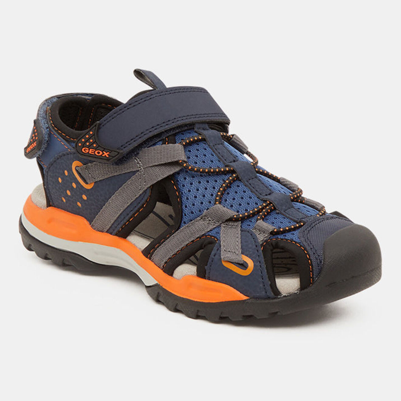 Geox Sandales de randonnée Borealis bleu/orange
