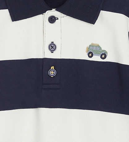 Hust and Claire Sweatshirt - HCStevie - Blåes m. Striber