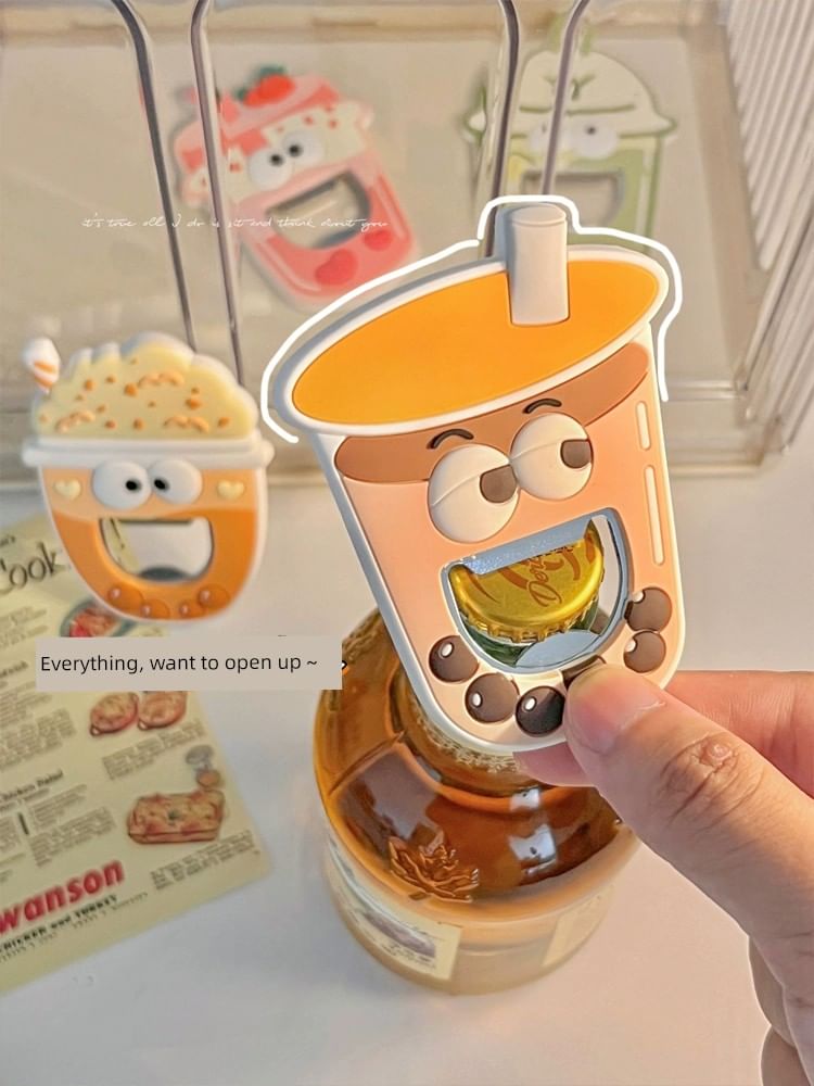 Candy Lemon - Cartoon Dranken Flessenopener Koelkastmagneet (Diverse Ontwerpen)