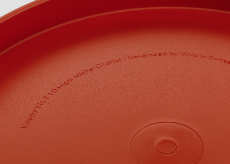 Vitra Happy Bin RE prullenbak large poppy red