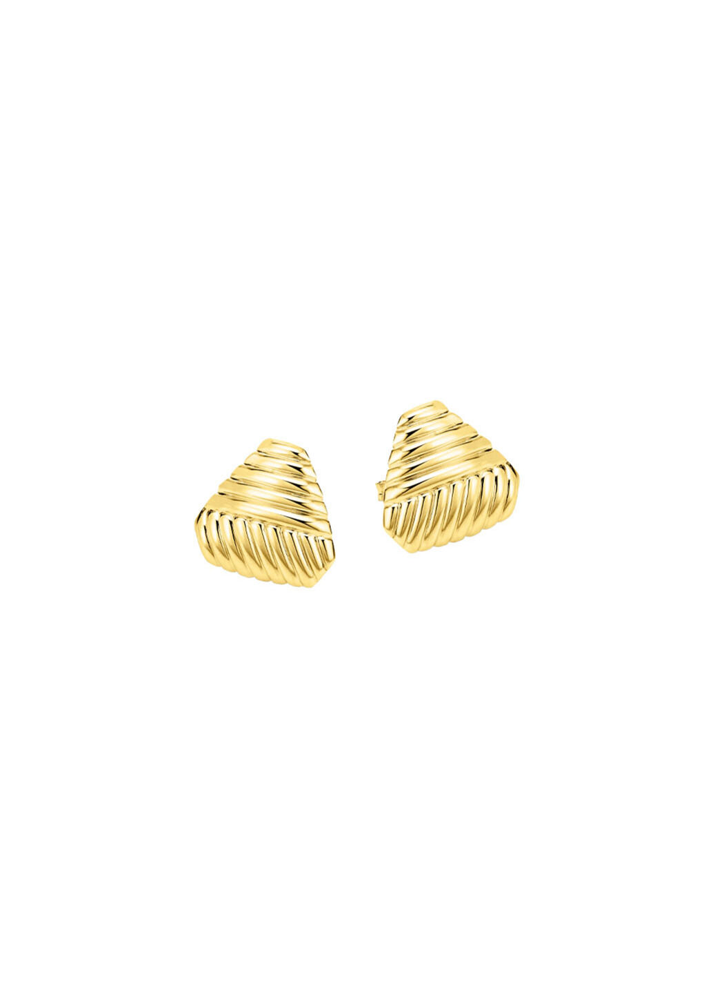 Schöne Ohrstecker mit Rillendesign