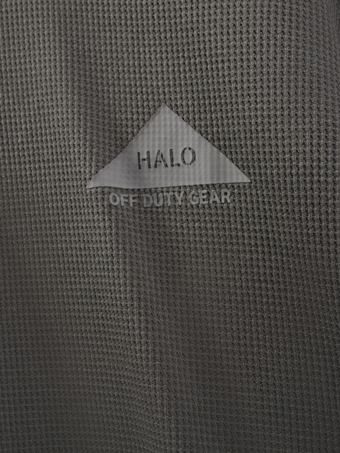 Newline HALO HALO GEAR WAFFLE L/S T-SHIRT Raven/raven