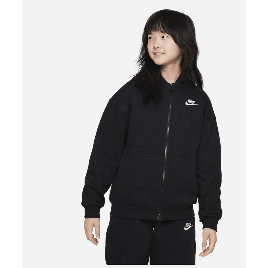 Nike Sportswear Club Fleece Big Kid BLACK/WHITE
