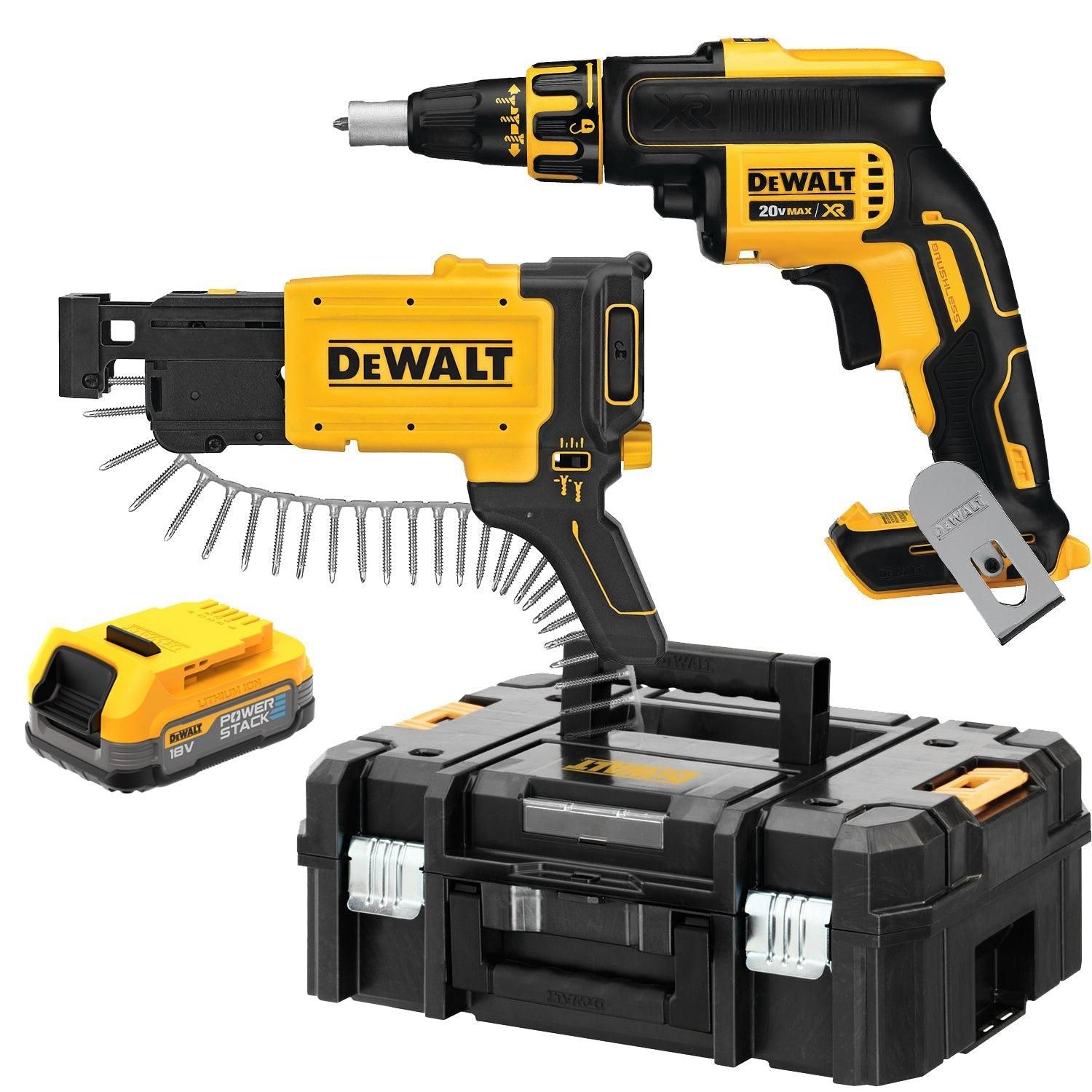 DeWALT DCF620E1K Accu bandschroefmachine 18V XR 1.7Ah POWERSTACK in TSTAK