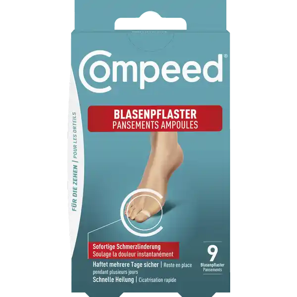 Blasenpflaster für die Zehen