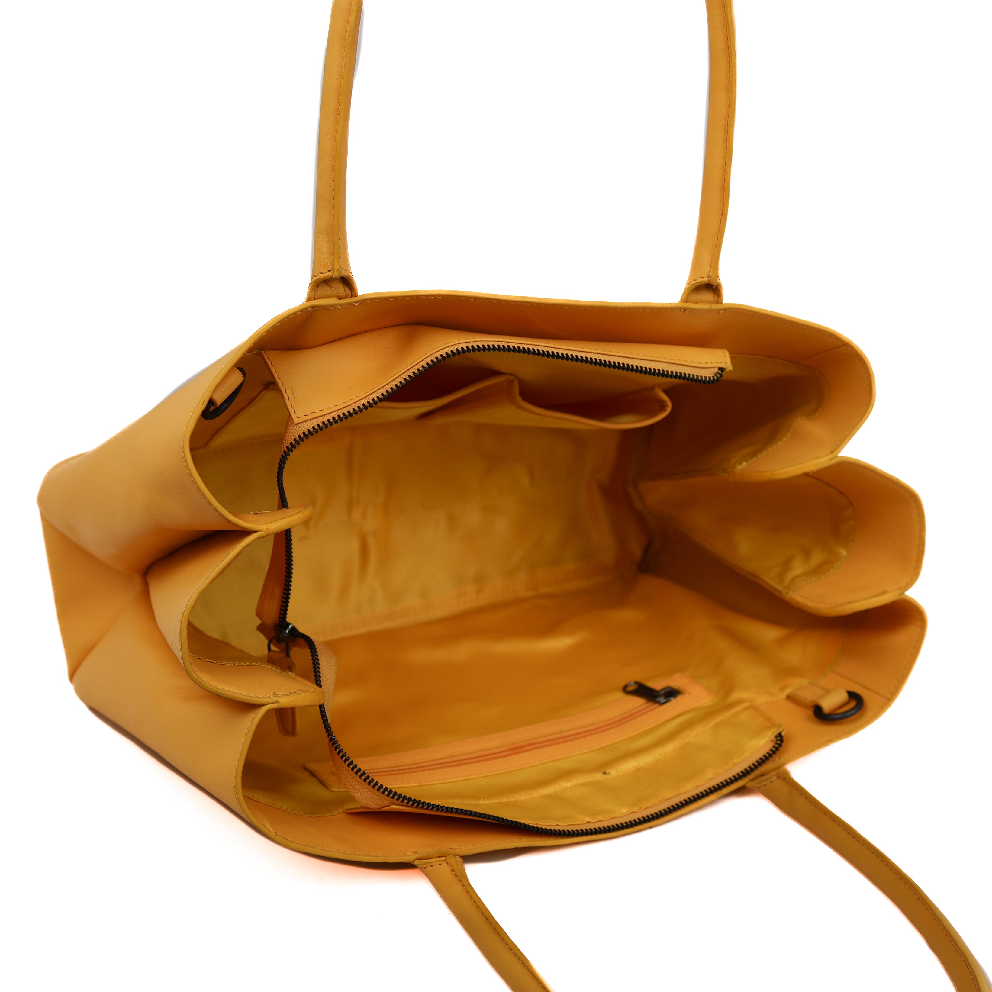 Grote shopper 'Marlene' Yellow Yellow