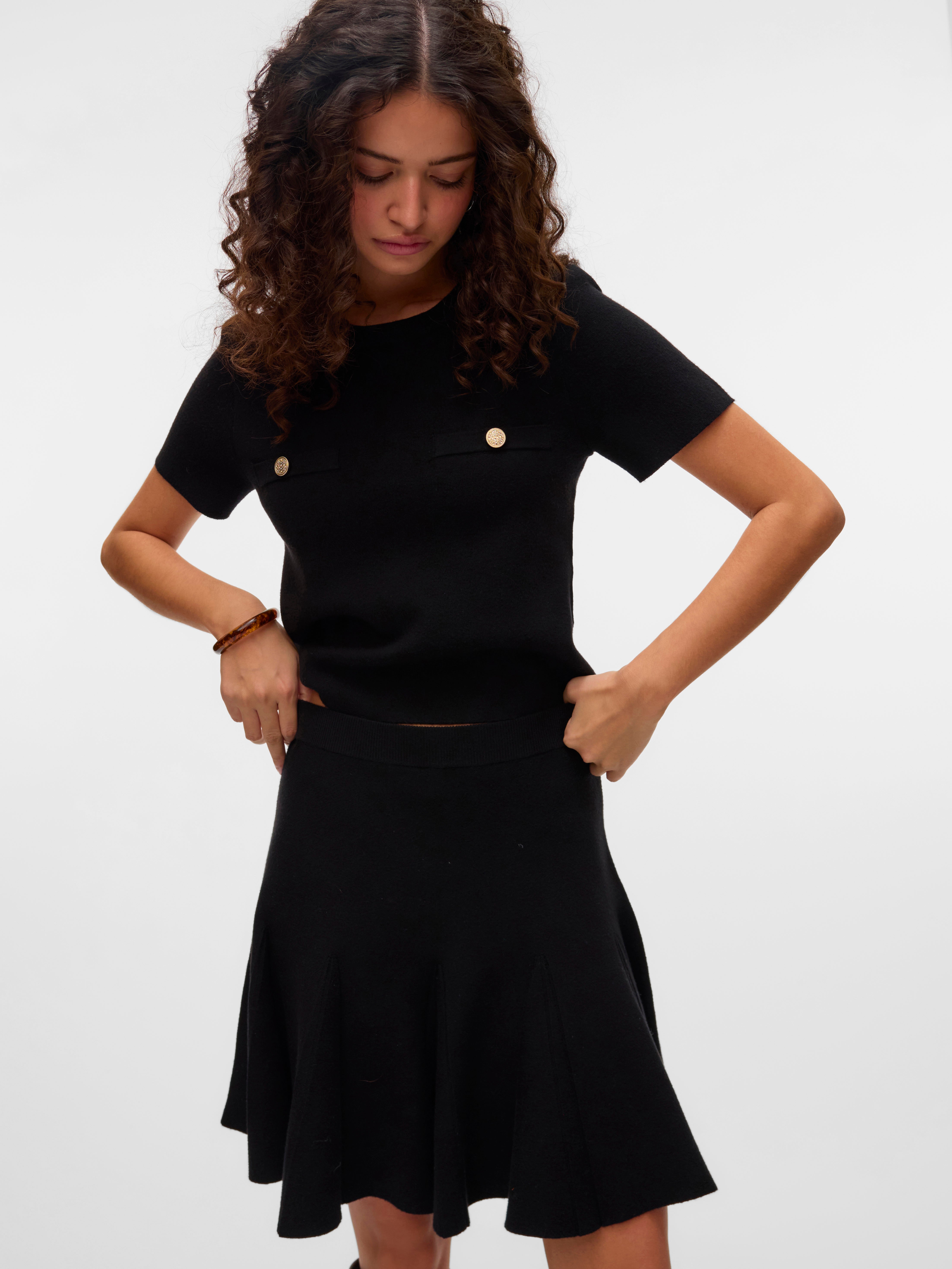 VMKRISTIN Mid waist Korte rok