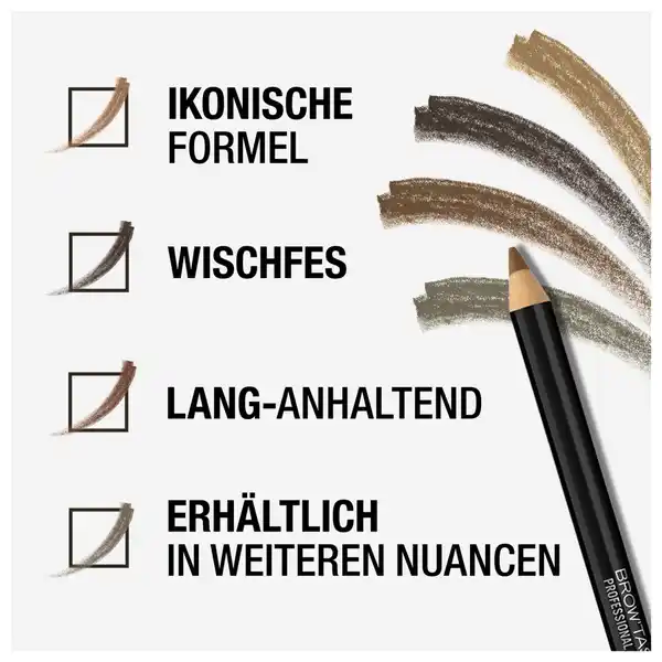 Brow'Tastic Professional Pencil 004 Black Brown