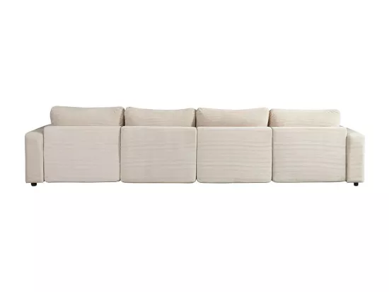 HOME DELUXE Canapé-lit modulable VINA XL, beige