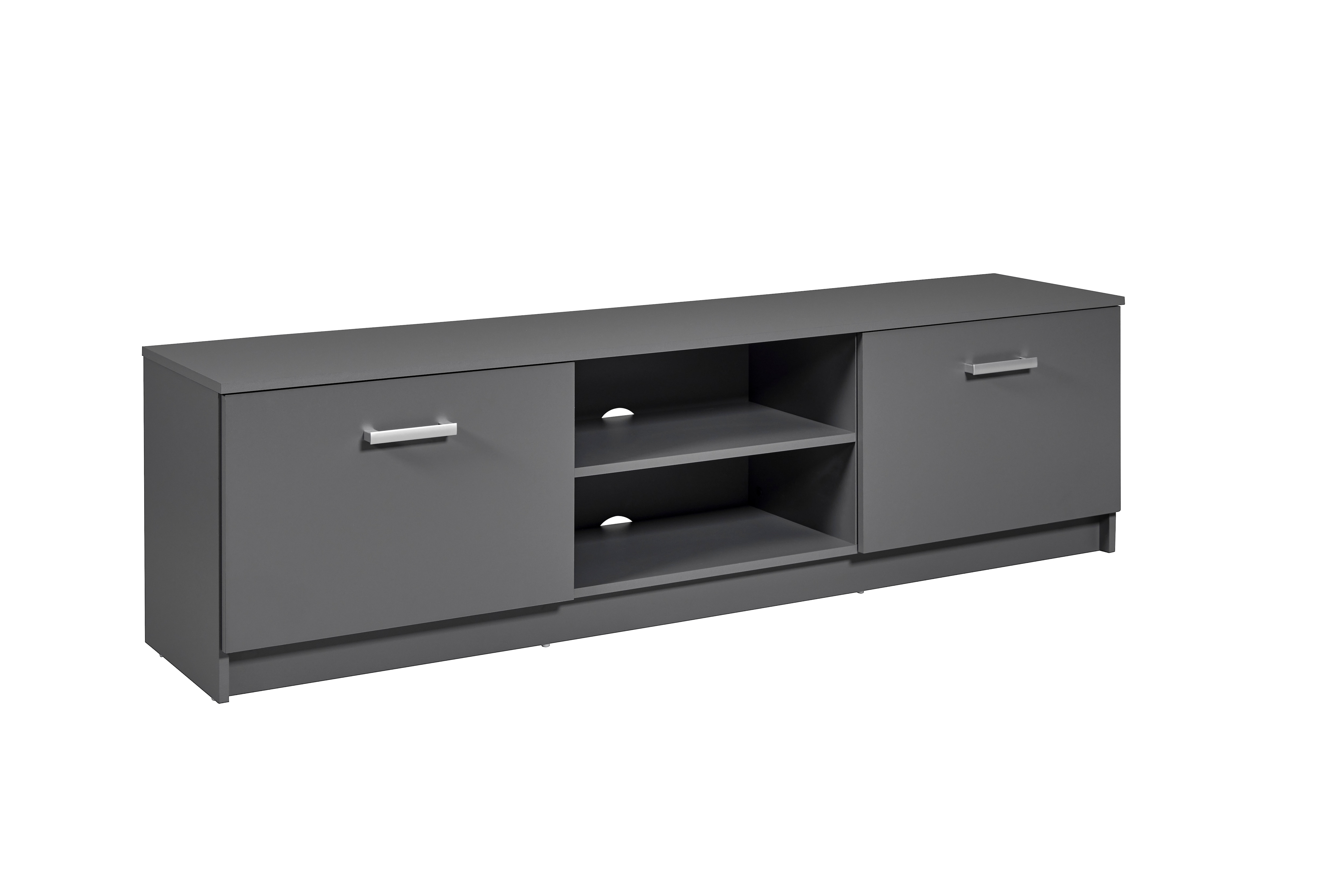 Inter Link Lowboard TV Möbel Kommode Elenzio in grau
