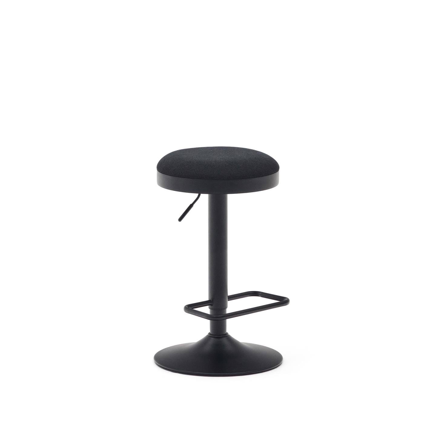 Kave Home Barhocker ZAIB schwarz/mattschwarz