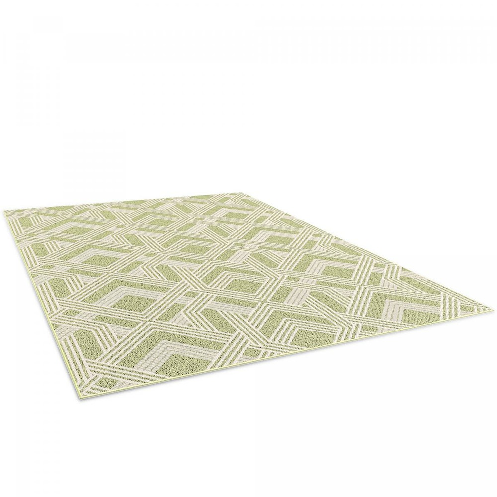 Tapis extérieur vert 160x230 cm