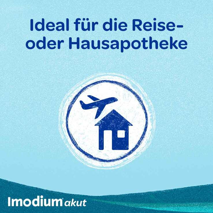 Imodium akut lingual – Soforthilfe bei akutem Durchfall, 6 St