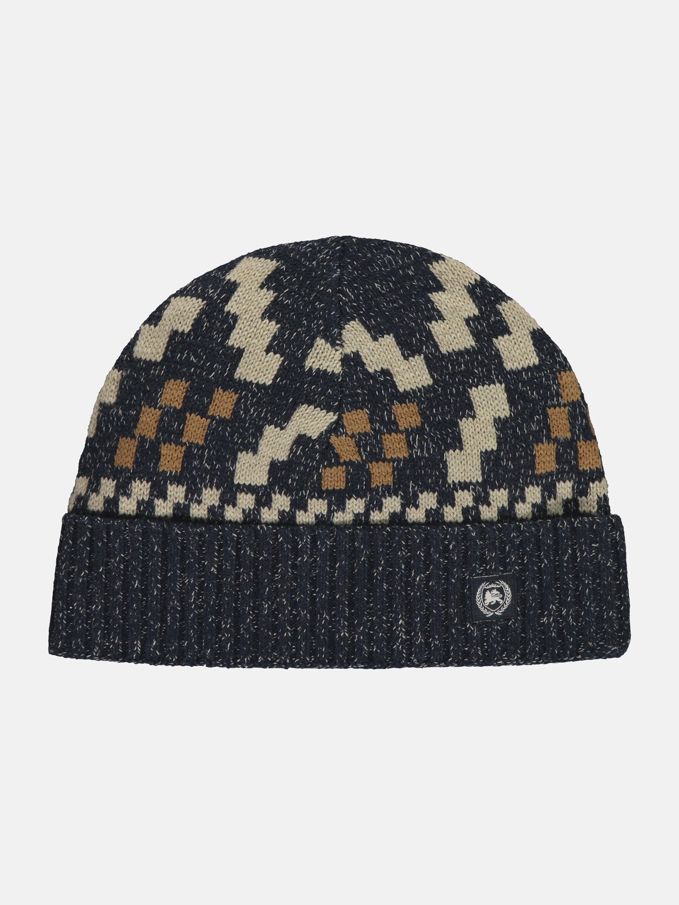 Norweger-Strickmütze mit Fleecefütterung