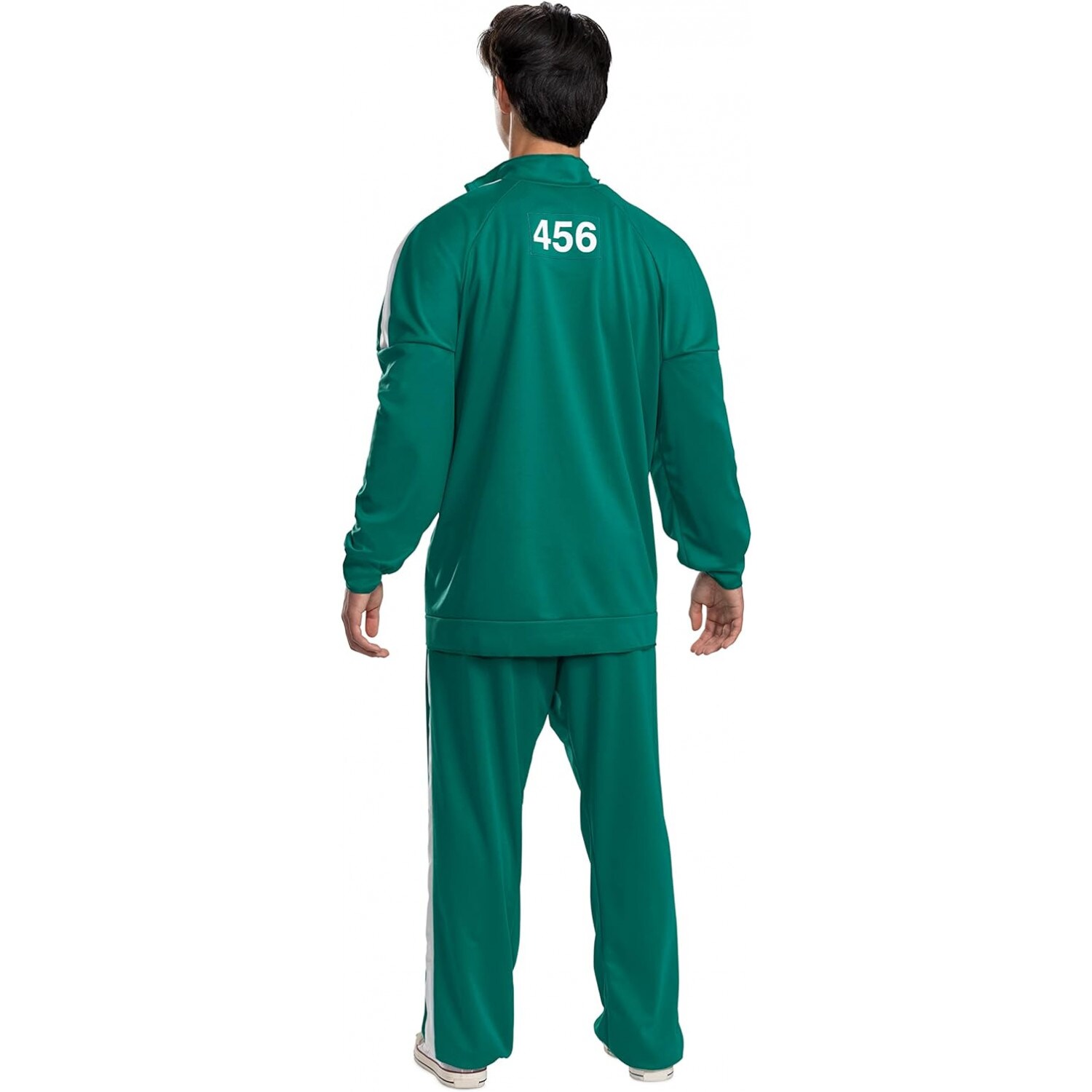 Squid Game Spieler 456 Kostüm, Trainingsanzug mit Jacke
