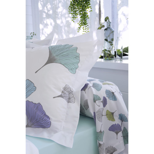 Tradilinge - GINKGO PERCALE - Blanc