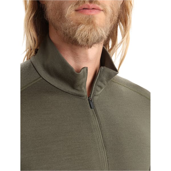 T-shirt thermique ICEBREAKER M 260 TECH LS HALF ZIP LODEN