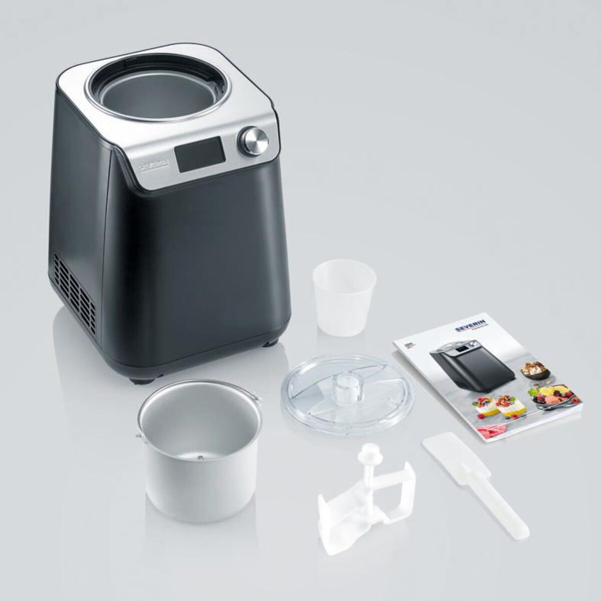 Iskremmaskin med kompressor 1,2 liter