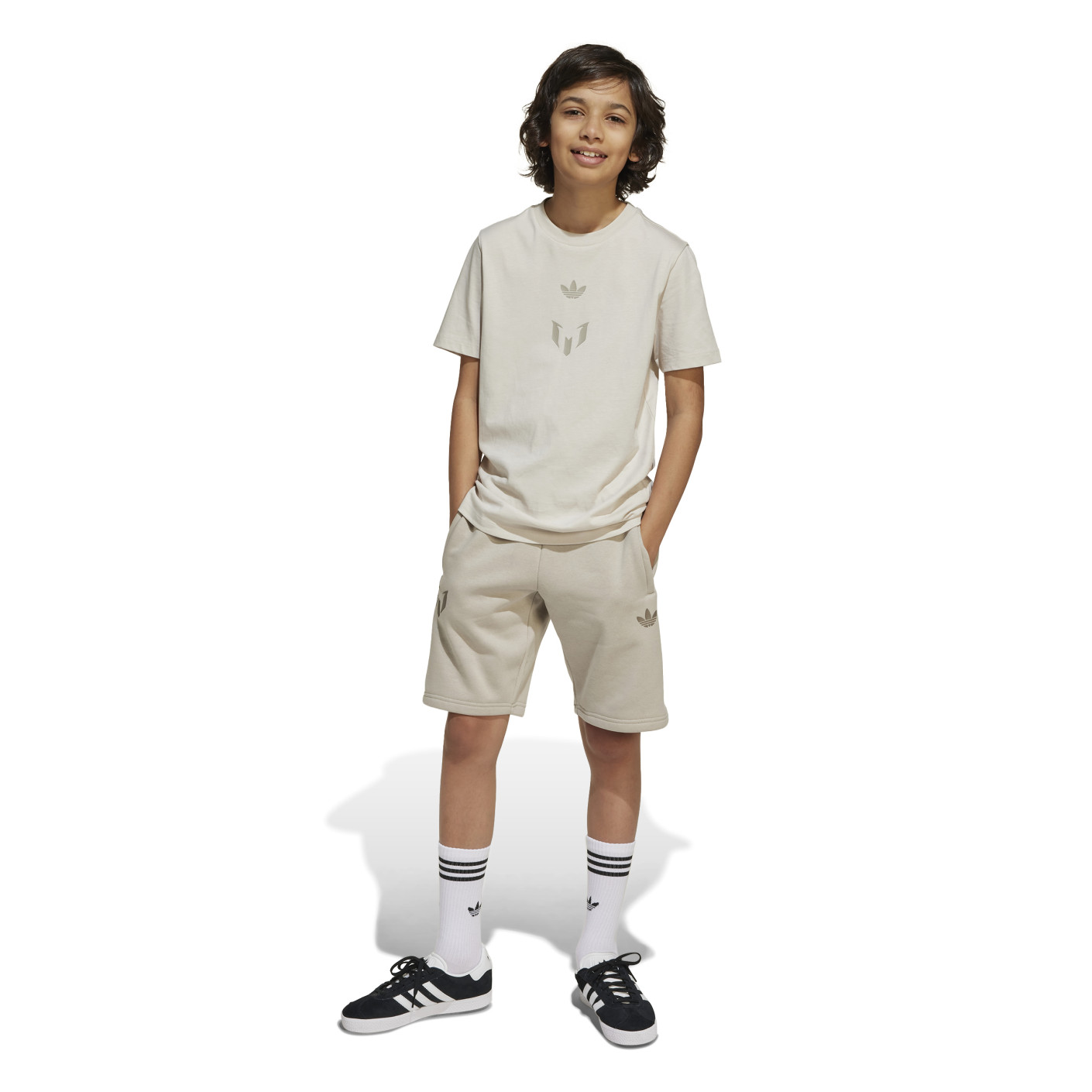 Adidas Messi Broekje Kids Beige