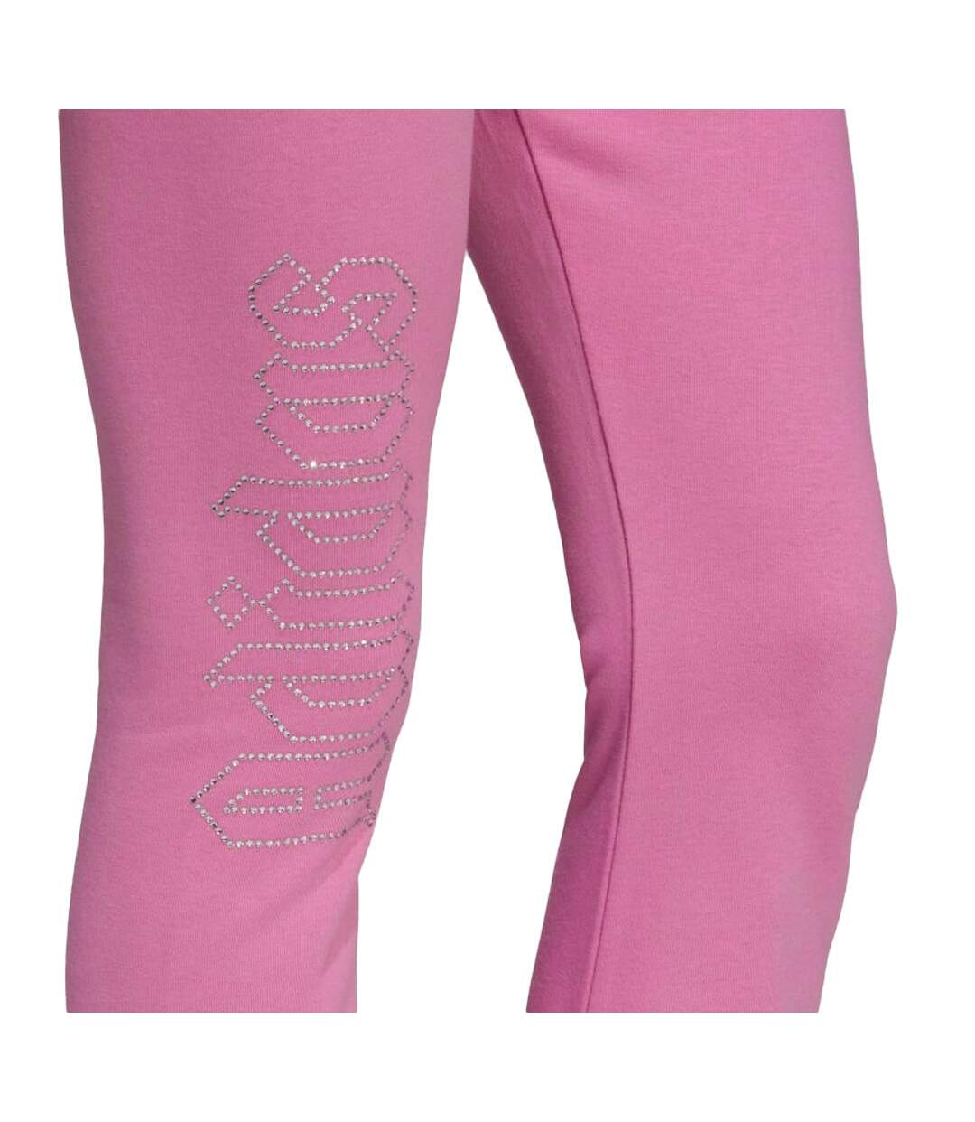 Jogging Rose femme Adidas Open Hem