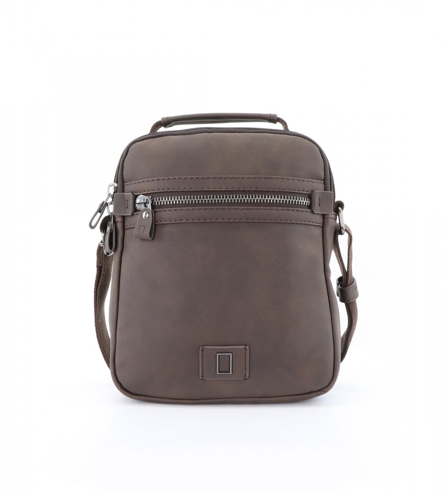 Bolsa de ombro National Geographic Slope marrom - 21 x 6 x 26 cm -